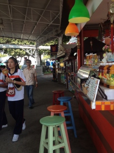 Food and game stalls 